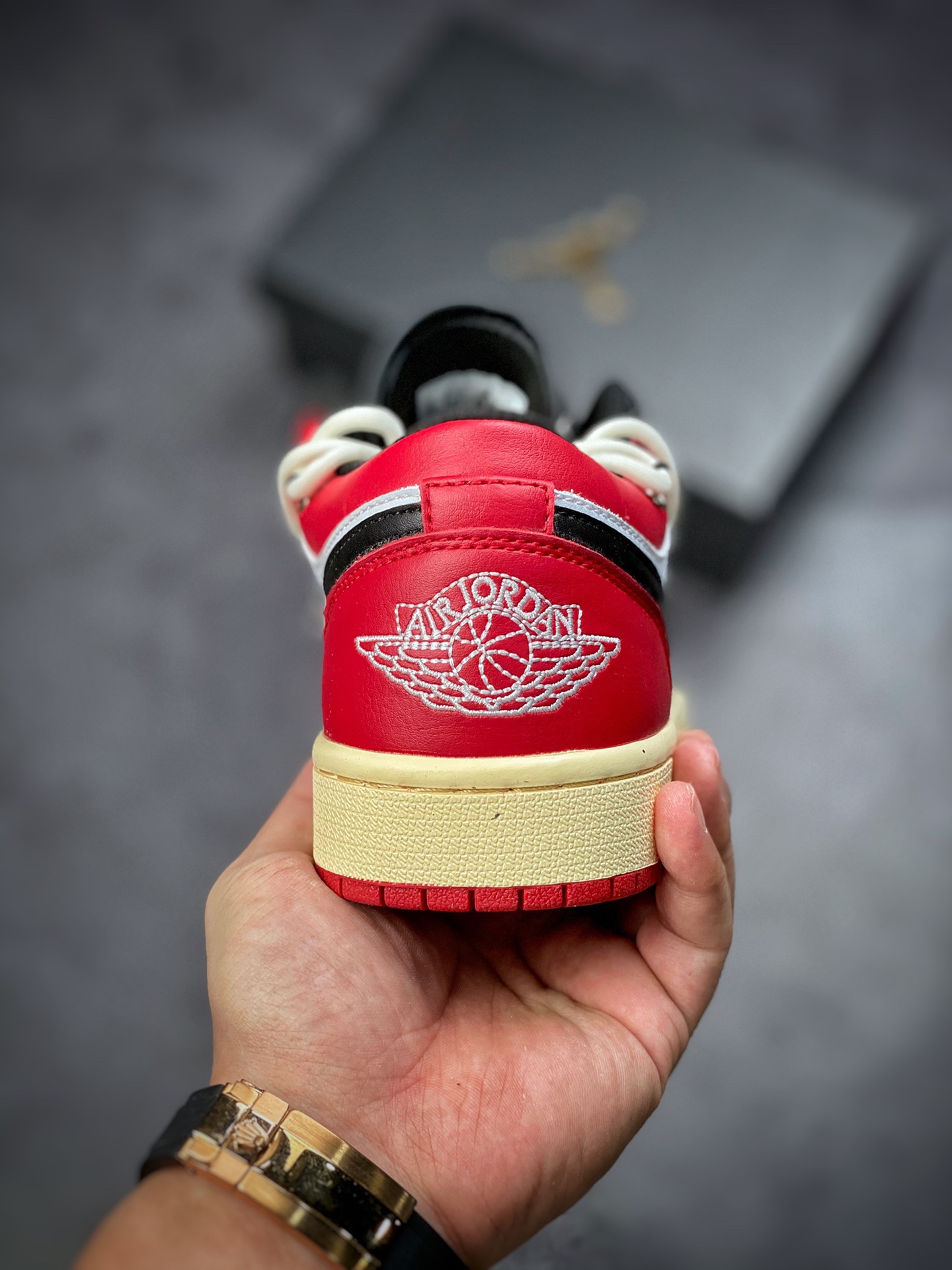 240 Air Jordan 1 Low 解构鞋带 低帮复古文化休闲运动篮球鞋553560-612