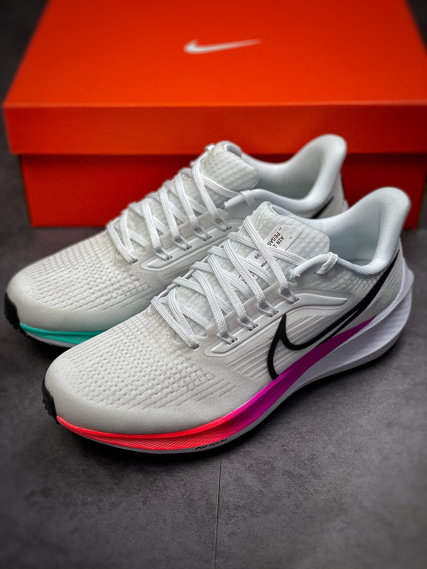 190 耐克Nike Zoom Pegasus 39代 超级飞马涡轮增压马拉松休闲运动慢跑鞋