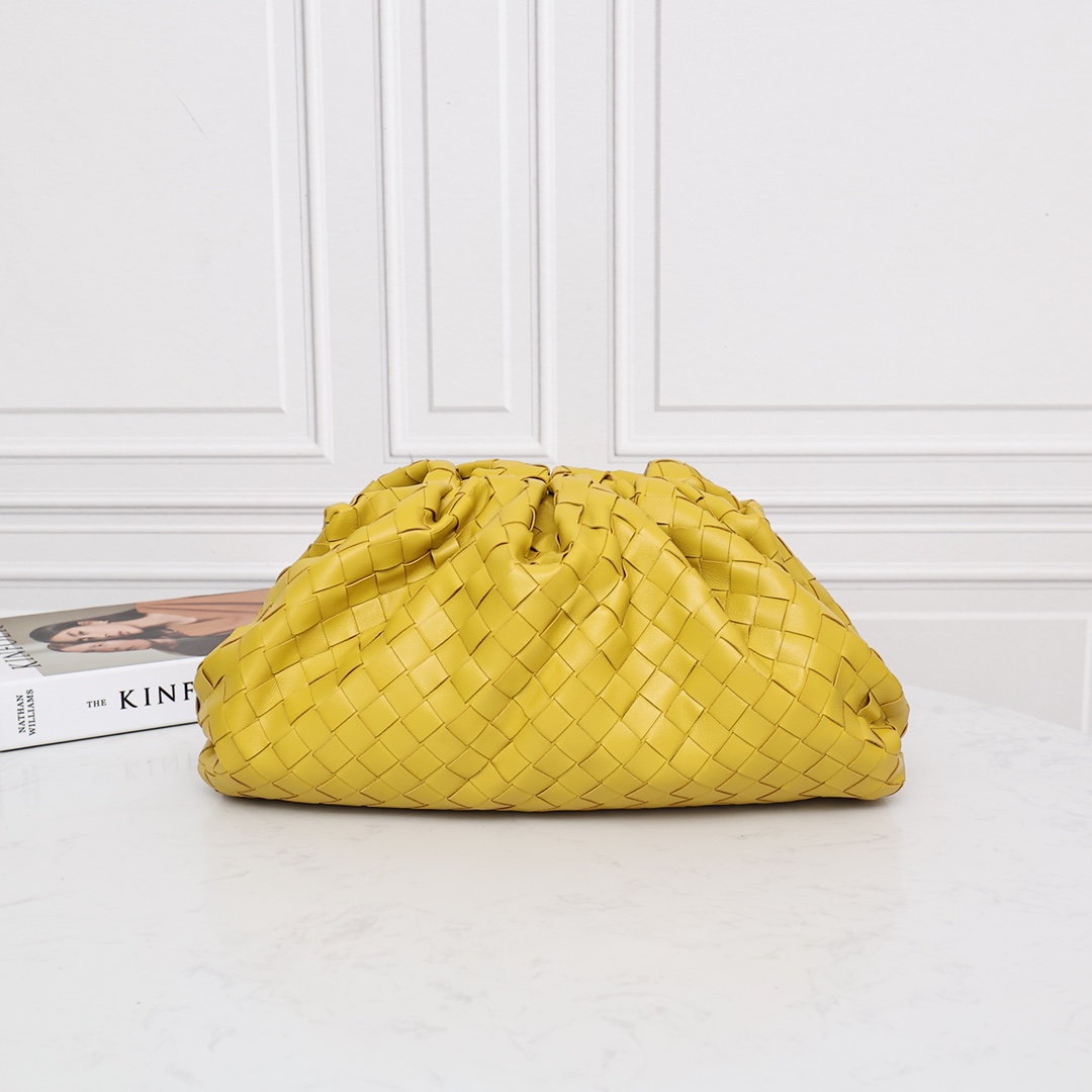 Bottega Veneta Pouch Large Intrecciato Buttercup Yellow