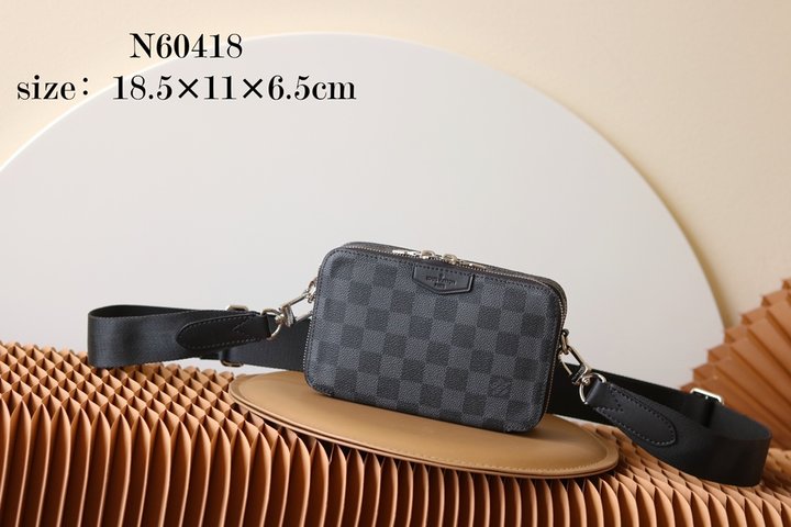Louis Vuitton Bags Handbags Black Grid Damier Graphite Canvas N60418