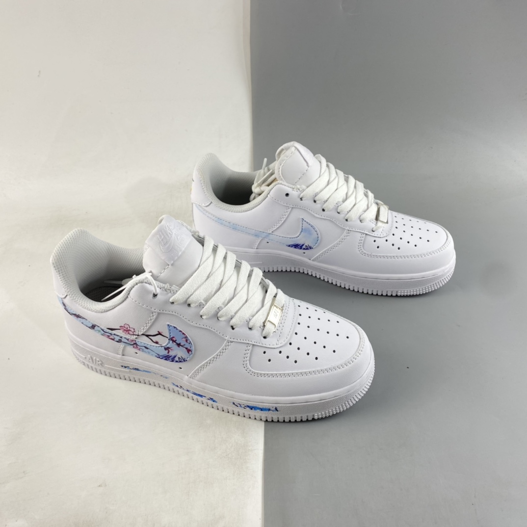 P200 Nike Air Force 1’07 Low 樱花彩绘 空军一号低帮休闲板鞋 CW2288-111