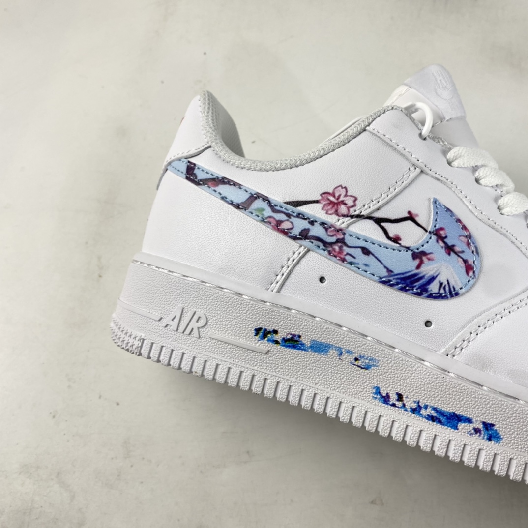 P200 Nike Air Force 1’07 Low 樱花彩绘 空军一号低帮休闲板鞋 CW2288-111