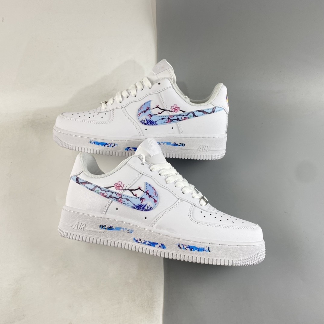 P200 Nike Air Force 1’07 Low 樱花彩绘 空军一号低帮休闲板鞋 CW2288-111
