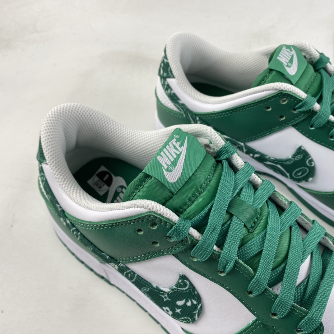 P280 Nike Dunk Low ” Green Paisley” 白绿 腰果花低帮运动休闲板鞋 DH4401-102