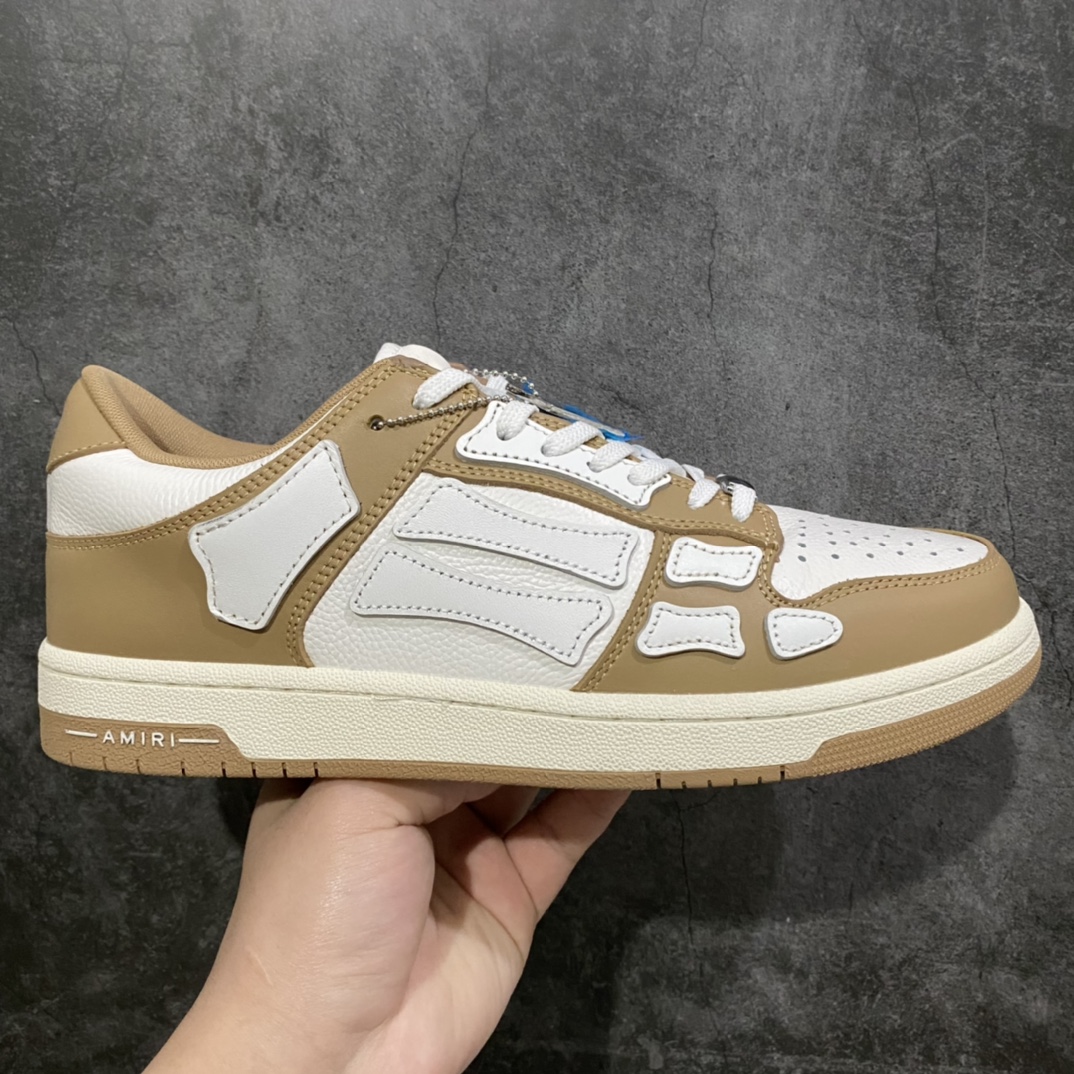 纯原特供零售版 AMIRI Skel Top Low 骨头鞋 市场新出批次 细节拉满 配件齐全 尺码:40 41 42 43 44 45-选品中心