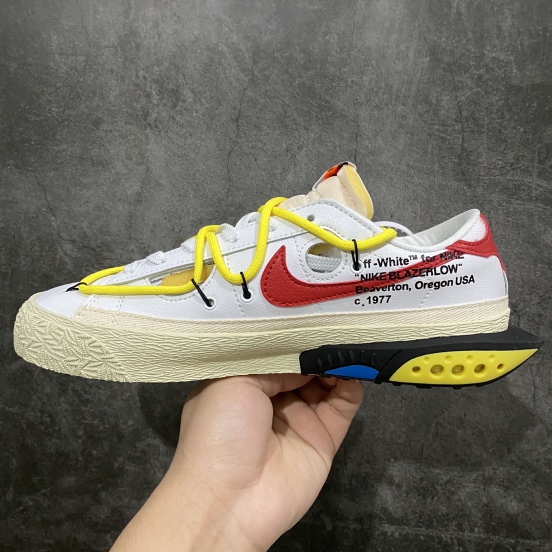 图片[2]-Off-White x Nike Blazer Low 开拓者OW联名绑带休闲运动板鞋 货号：DH7863-100 尺码：36 36.5 37.5 38 38.5 39 40 40.5 41 42 42.5 43 44 44.5 45 46-选品中心