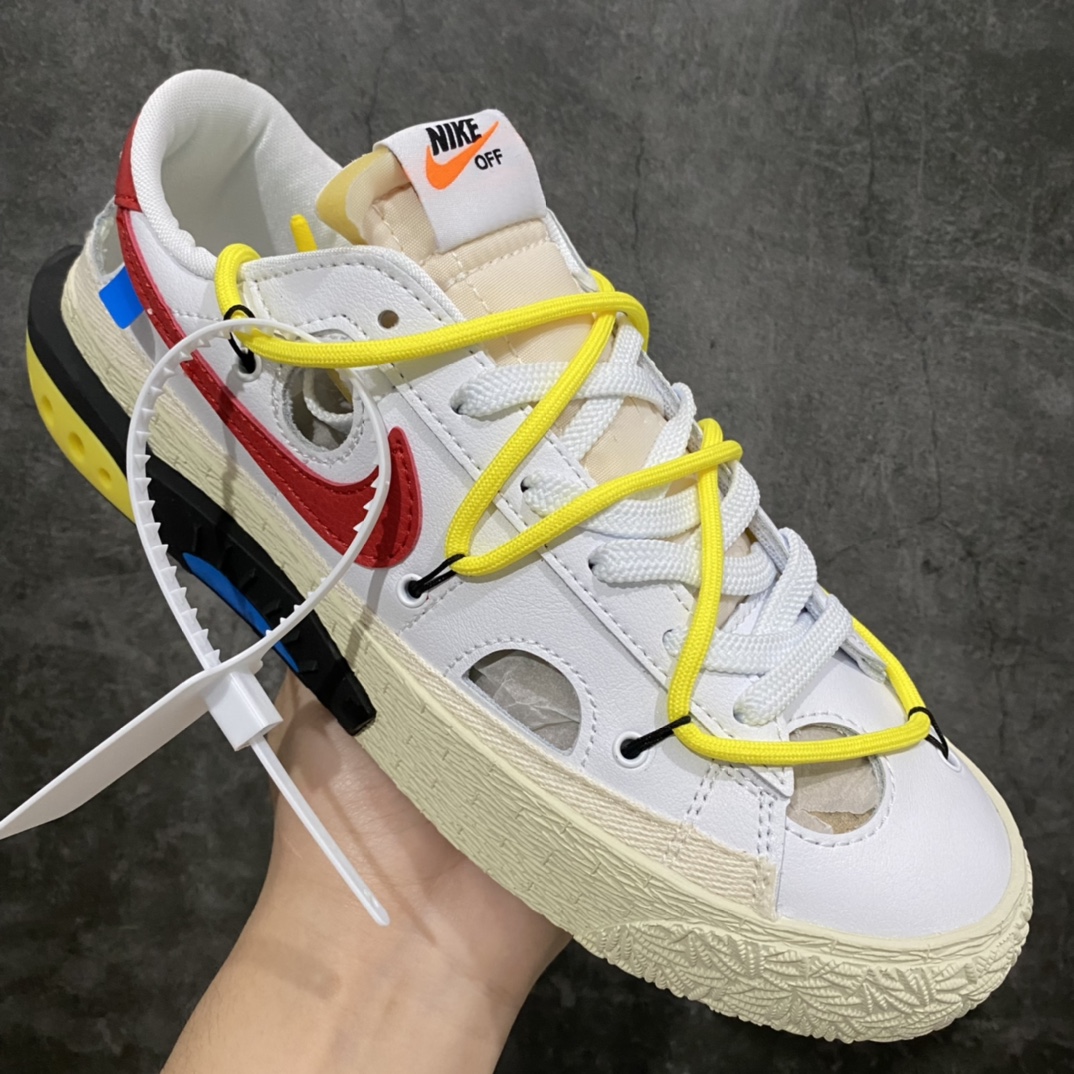 图片[4]-Off-White x Nike Blazer Low 开拓者OW联名绑带休闲运动板鞋 货号：DH7863-100 尺码：36 36.5 37.5 38 38.5 39 40 40.5 41 42 42.5 43 44 44.5 45 46-选品中心