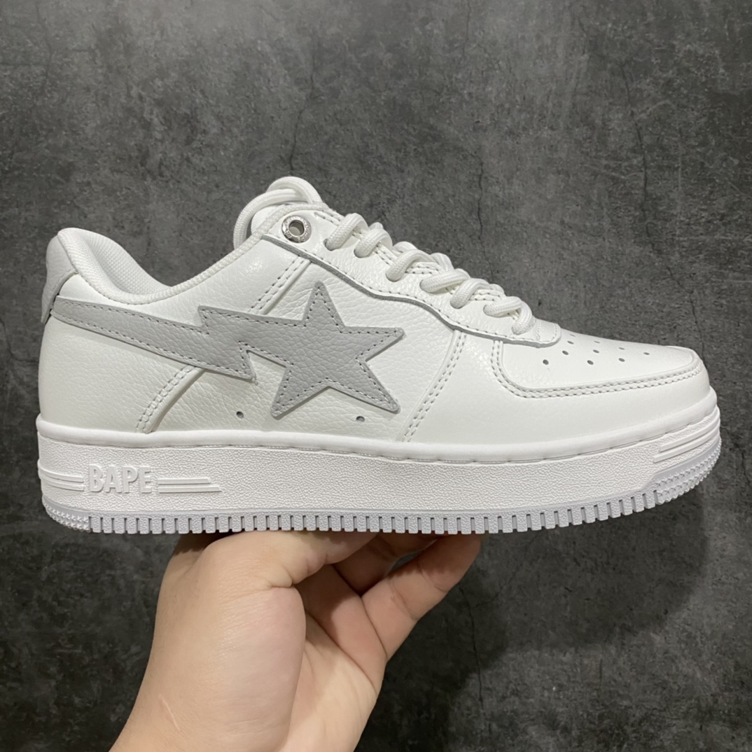 M版纯原 JJJJound x Bape Sta To Low 明星同款 联名款猿人头低帮运动休闲板鞋 市售最高版本 原鞋开发 匠心打造 开发时长超过半年 鞋面内里均采用市场最好的头层牛皮 原数据进口机台高频印压LOGO 中底嵌入Ortholite缓震材质 全套包装 包含猿人logo定制防尘袋 定制迷彩鞋垫一副 尺码:36 38 40 41 42 42.5 43 44 45-选品中心