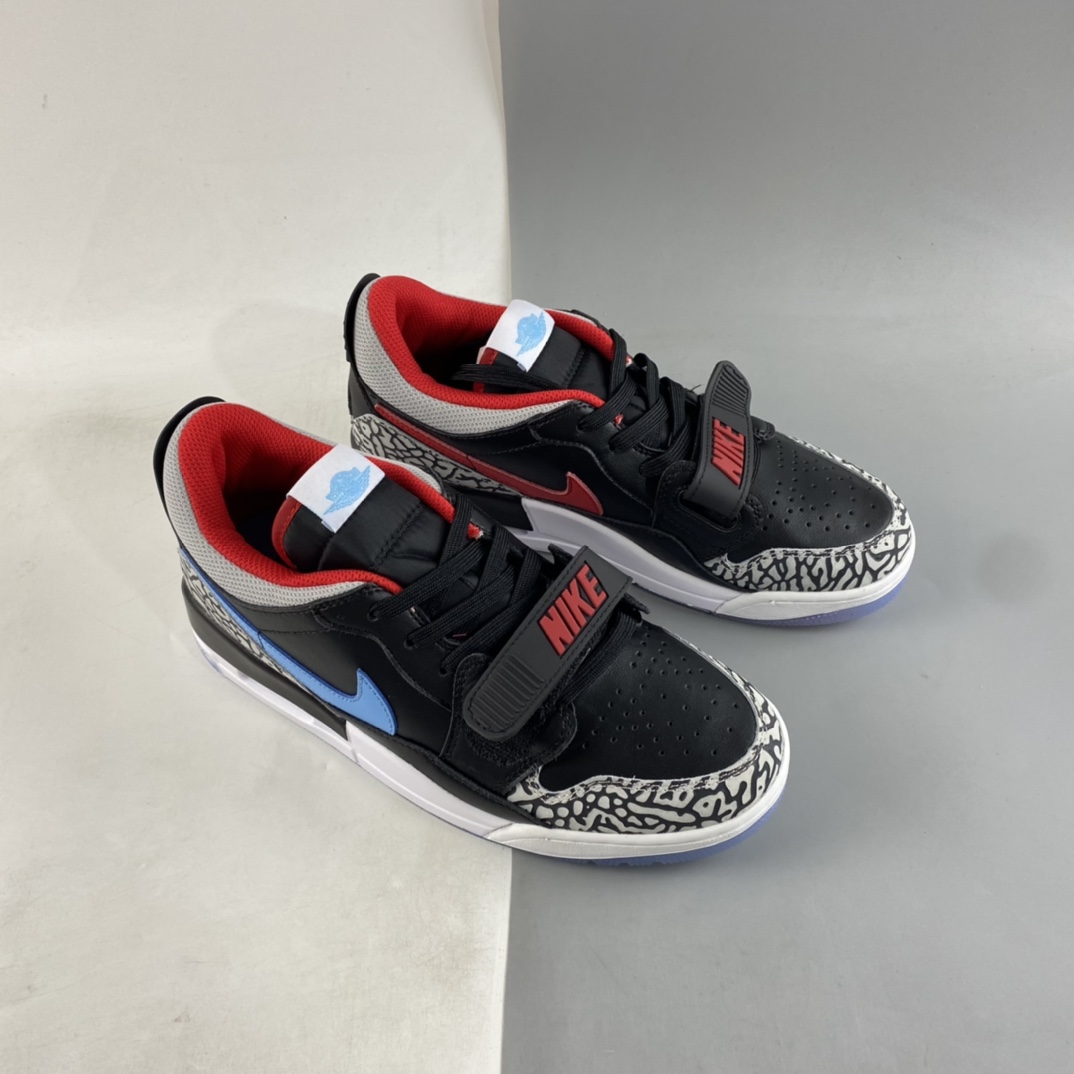 P240 Air Jordan Legacy AJ312 低帮复古魔术贴三合一板鞋 DV1719-100