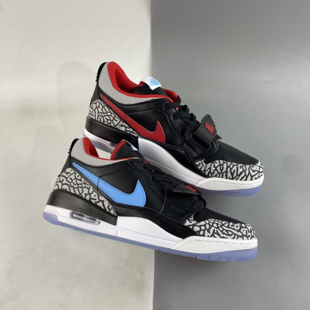 P240 Air Jordan Legacy AJ312 低帮复古魔术贴三合一板鞋 DV1719-100