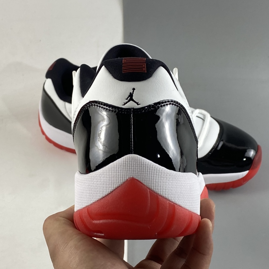 P320 Air Jordan 11 Retro Low AJ11 乔11低帮漆皮黑红 AV2187-160