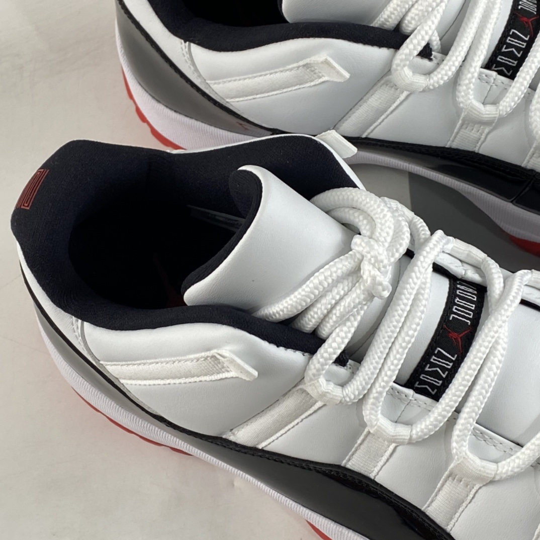 P320 Air Jordan 11 Retro Low AJ11 乔11低帮漆皮黑红 AV2187-160