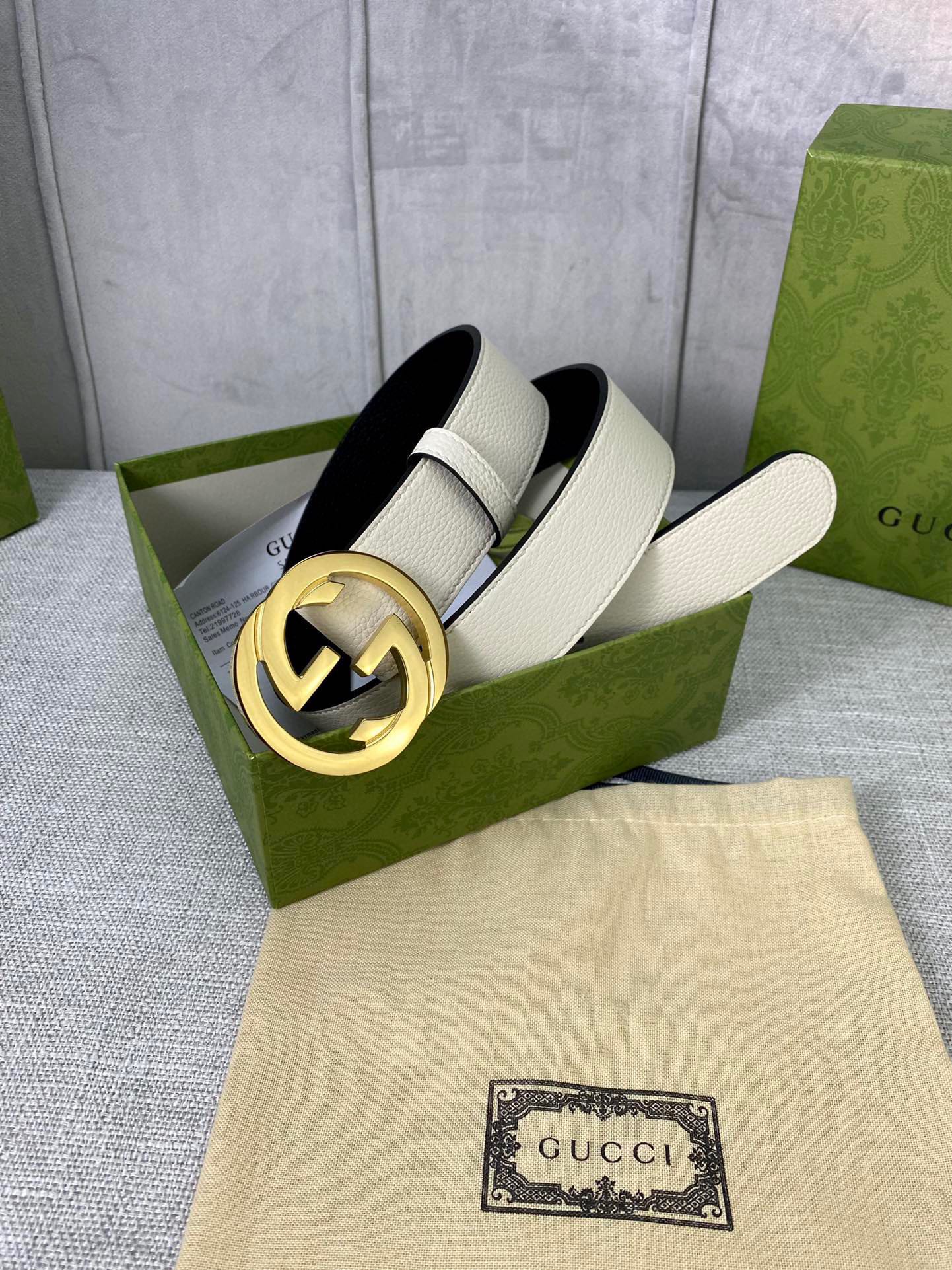 宽度3.8cm GG Marmont系列每一季都会推陈出新 双色头层牛皮腰带-Chinese UA Cheap High Quatity Brand Clothes Bags handbags Sneakers wholesale wholesaler seller from China Factory suppliers Fashion Clothing Shoes best Quality Beautiful Price 宽度3.8cm GG Marmont系列每一季都会推陈出新 双色头层牛皮腰带