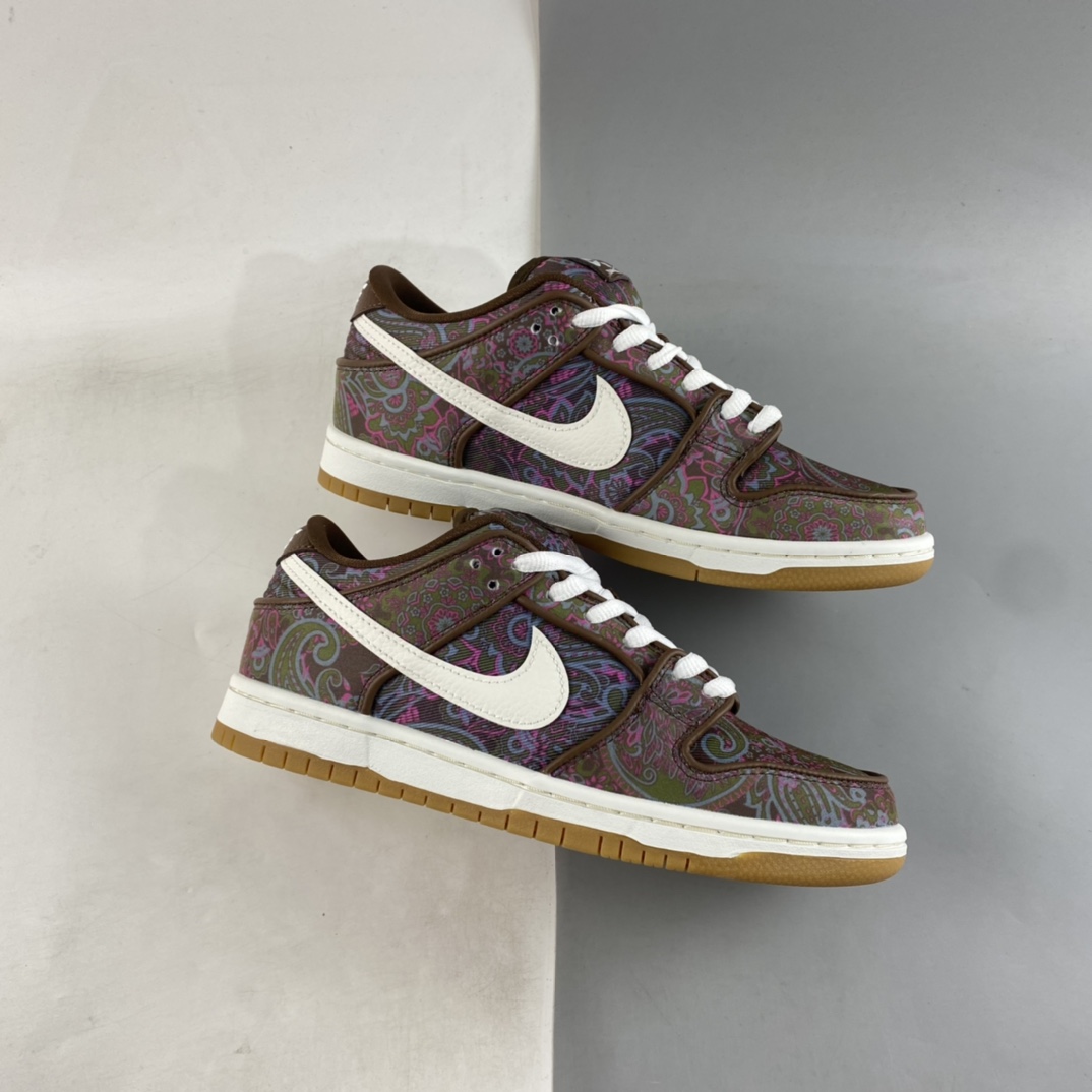 P300 Nike SB Dunk Low ” Paisley ” 棕白腰果花撕撕乐DH7534-200