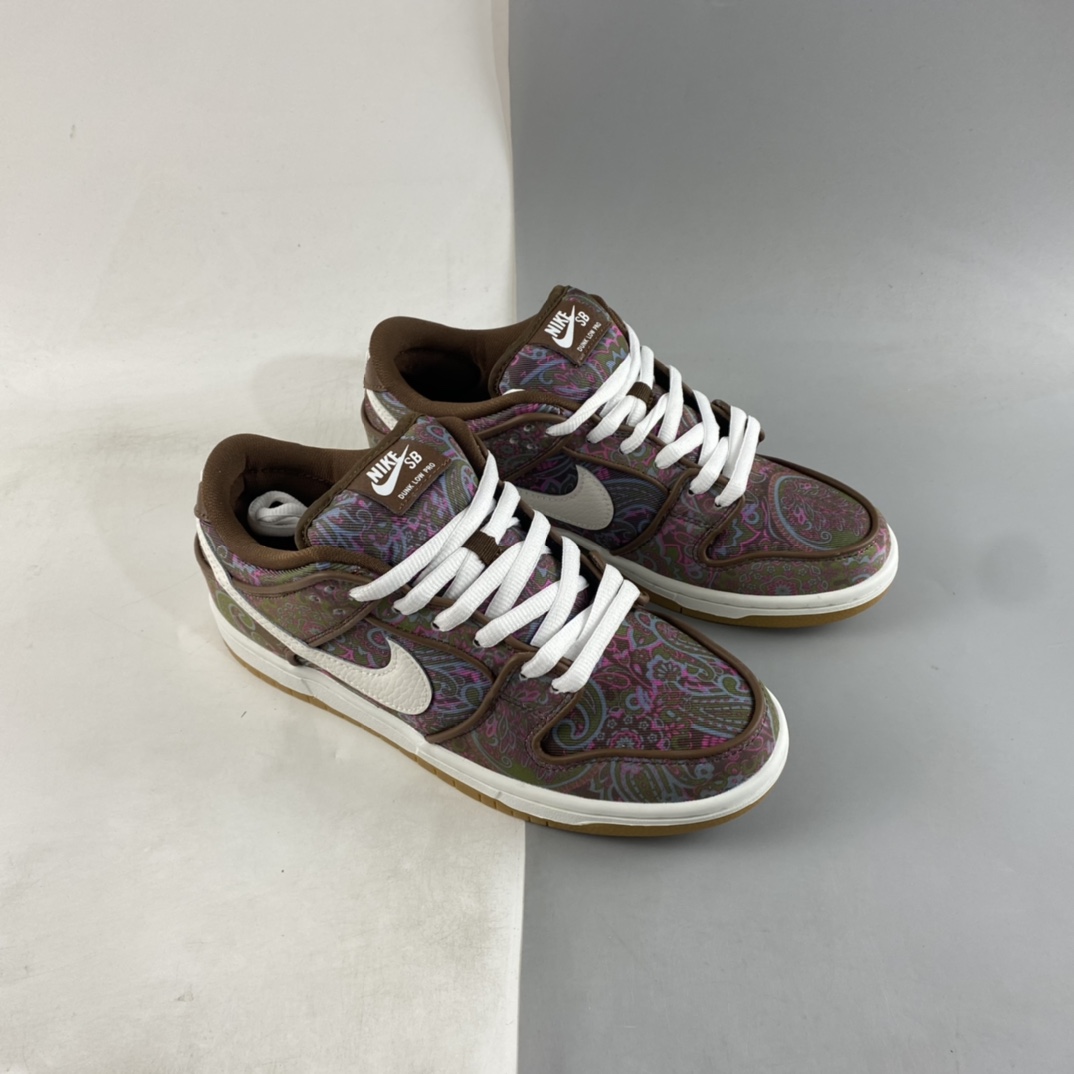 P300 Nike SB Dunk Low ” Paisley ” 棕白腰果花撕撕乐DH7534-200