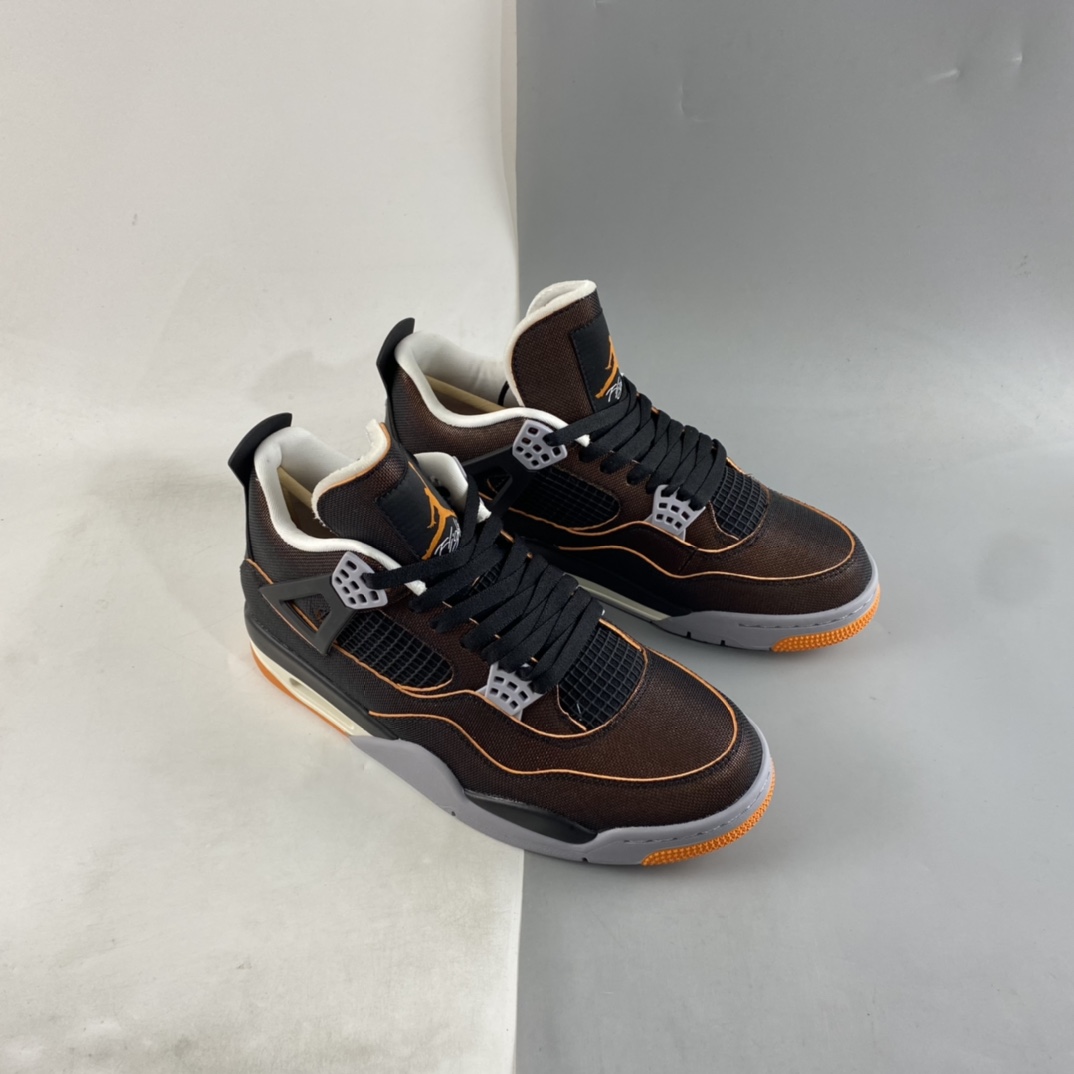 P380 Air Jordan 4 Retro SE AJ4 乔4黄铜 黑橙海星橙 CW7183-100