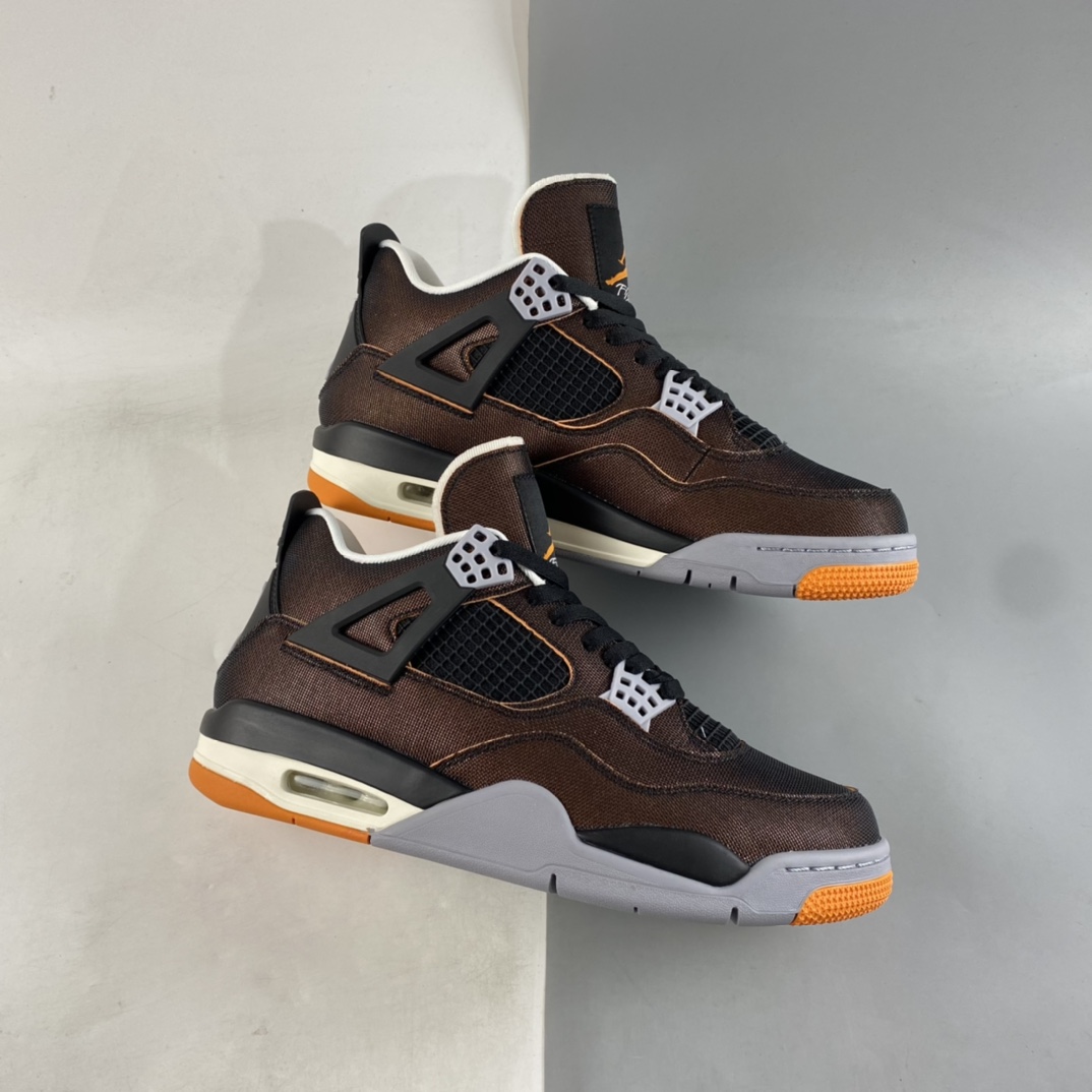 P380 Air Jordan 4 Retro SE AJ4 乔4黄铜 黑橙海星橙 CW7183-100