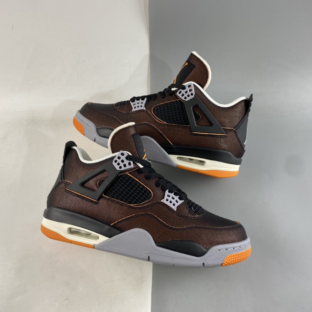 P380 Air Jordan 4 Retro SE AJ4 乔4黄铜 黑橙海星橙 CW7183-100