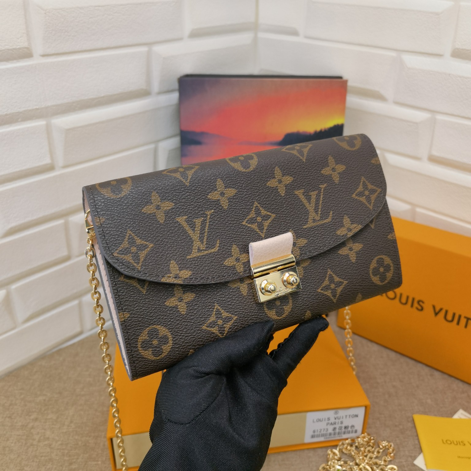 Damier Wallet - Back View