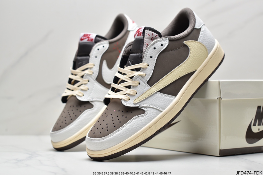 170 Travis Scott x Fragment x Air Jordan 1 Low“Military Blue” 低帮 DM7866