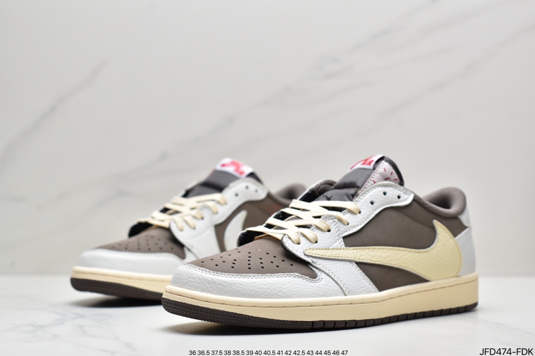 170 Travis Scott x Fragment x Air Jordan 1 Low“Military Blue” 低帮 DM7866
