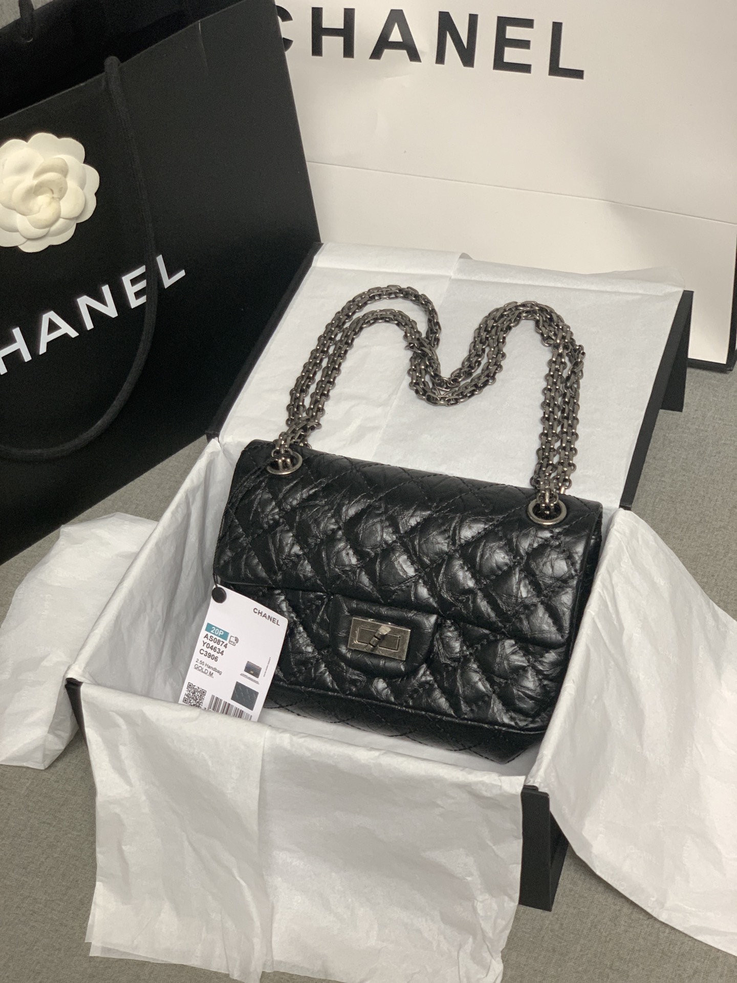 A224 negro textura de palma hebilla plateada antigua en stock, con sello de acero, tamaño: 20CM pequeño