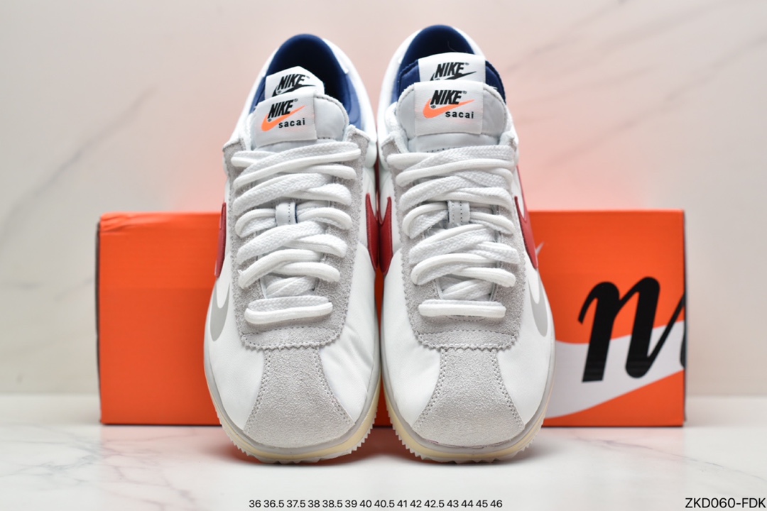 Nike Air Zoom Cortez SP 4.0”OG Royal Fuchsia”4.0 Series Improved Forrest Gump Low Top DQ0581-100