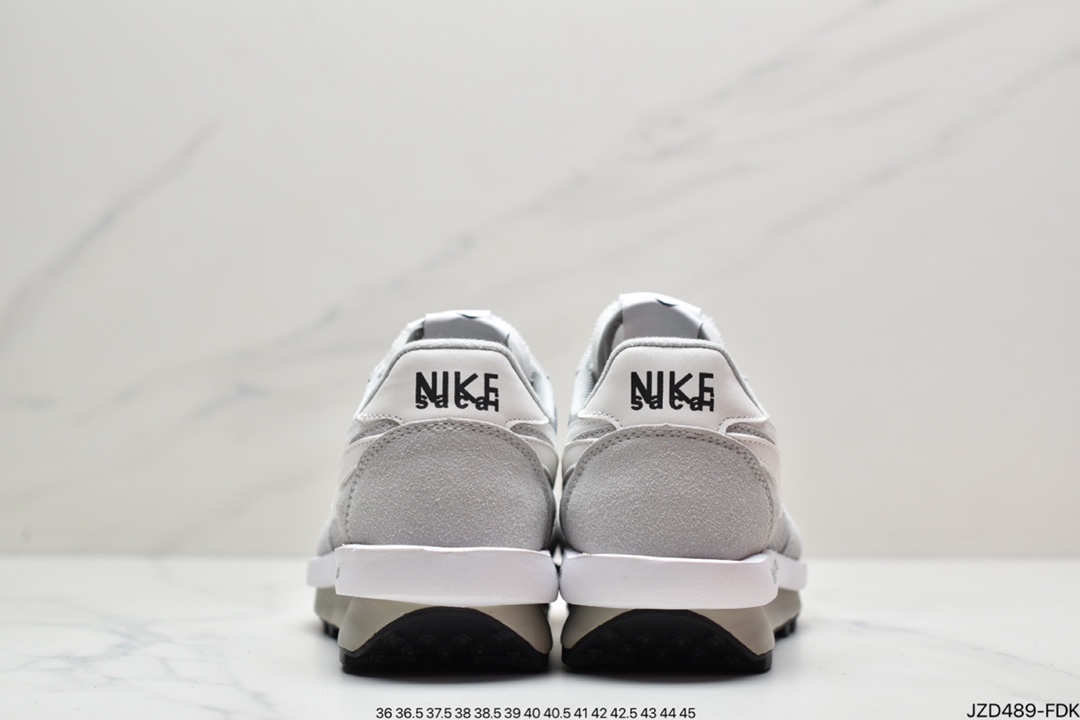 140 耐克CLOT x Sacai x Nike LDWaffle ” Cool Grey ” 陈冠希凝结 DH3114-001