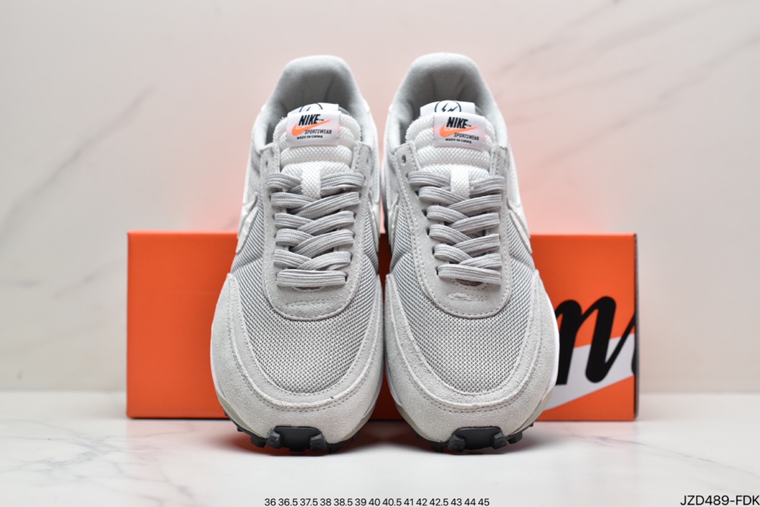 140 耐克CLOT x Sacai x Nike LDWaffle ” Cool Grey ” 陈冠希凝结 DH3114-001