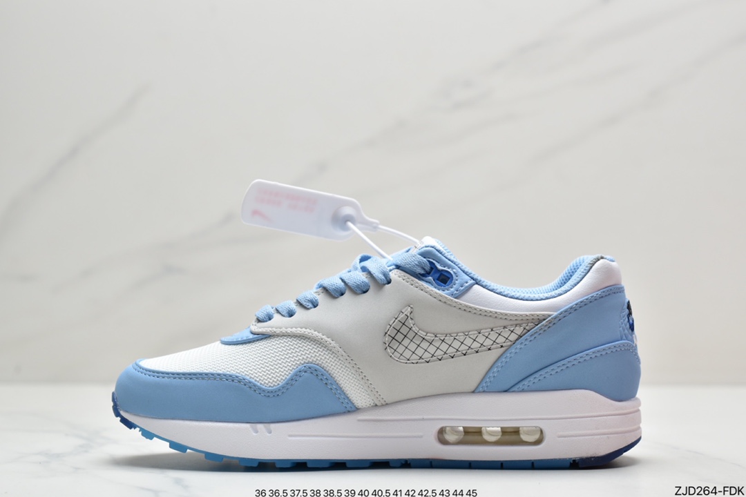 240  Nike Air Max 1 初代复古气垫慢跑鞋 ＃Max 1 洲际限定 美洲蓝图 DR0448-100