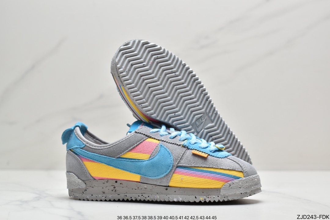 240 耐克Union x Nike Cortez情侣款 阿甘系列 运动休闲跑步鞋DR1413