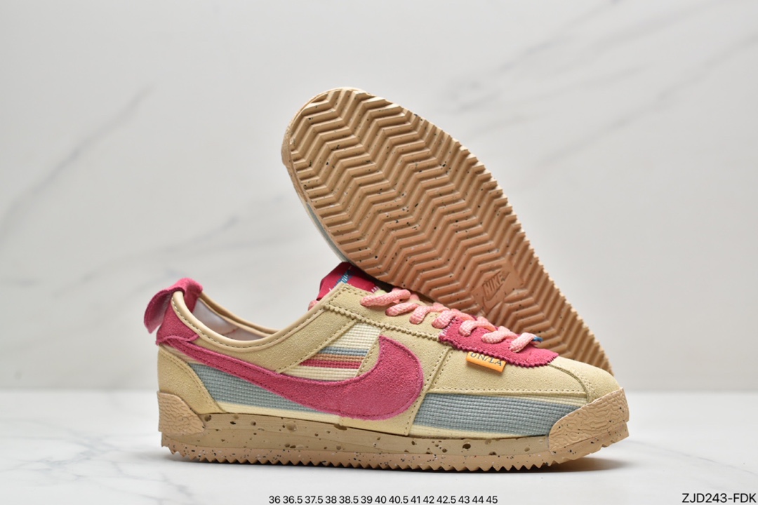 240 耐克Union x Nike Cortez情侣款 阿甘系列 运动休闲跑步鞋DR1413