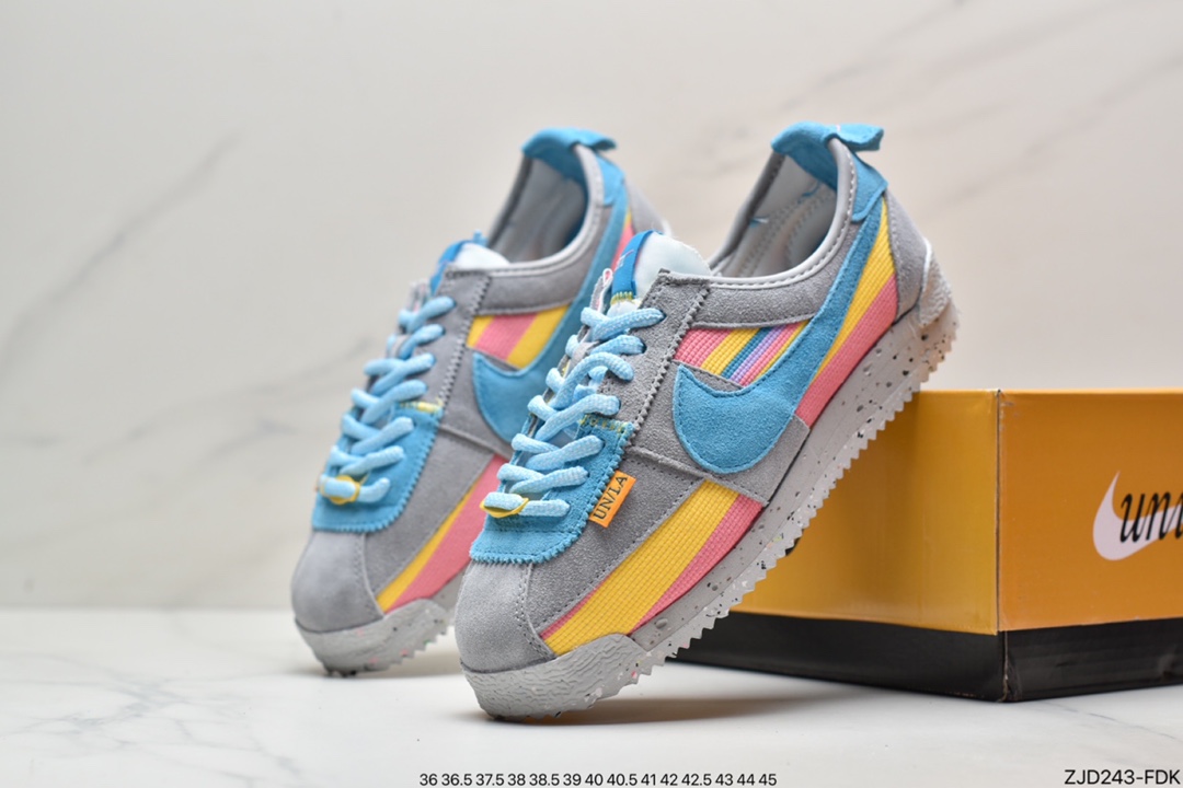 240 耐克Union x Nike Cortez情侣款 阿甘系列 运动休闲跑步鞋DR1413