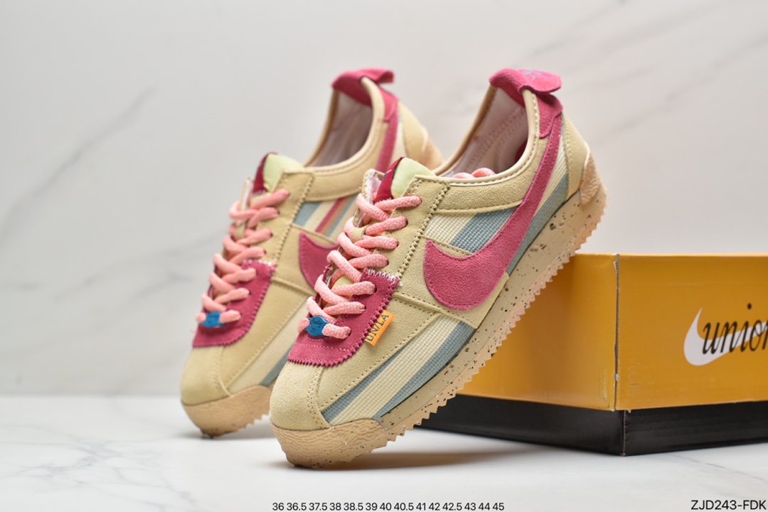 240 耐克Union x Nike Cortez情侣款 阿甘系列 运动休闲跑步鞋DR1413