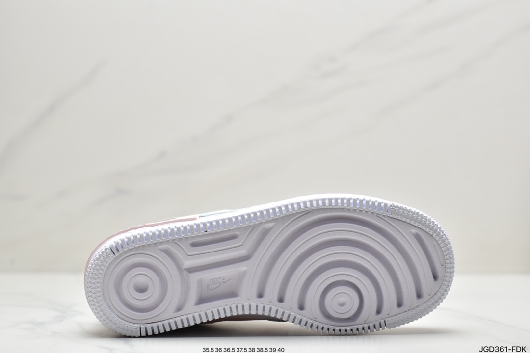 180 耐克Nike WMNS Air Force 1 Shadow 马卡龙空军一号轻量增高低帮百搭板鞋CI0919-102
