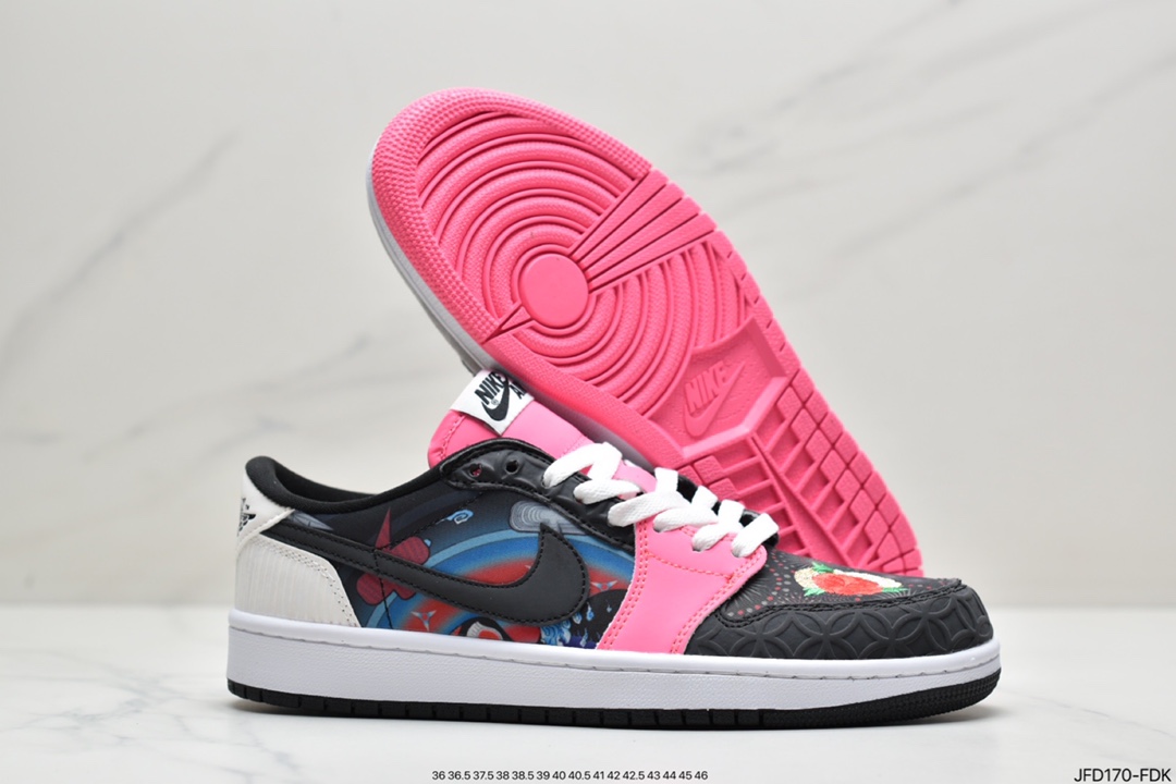 170 乔丹Air Jordan 1 Low AJ1 WH LV 乔1 低帮复古文化休闲运动篮球鞋553558-117
