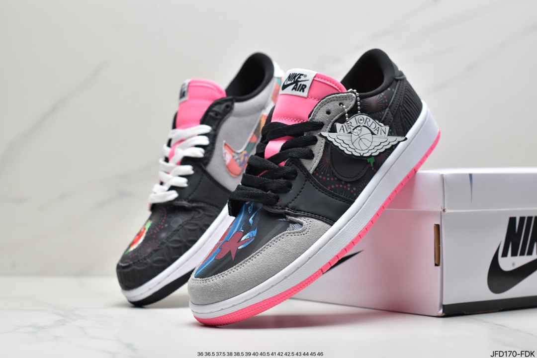 170 乔丹Air Jordan 1 Low AJ1 WH LV 乔1 低帮复古文化休闲运动篮球鞋553558-117