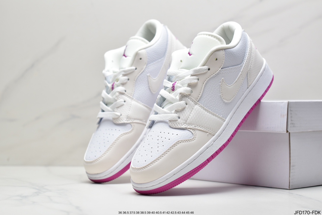 170 乔丹Air Jordan 1 Low AJ1 WH LV 乔1 低帮复古文化休闲运动篮球鞋553558-117