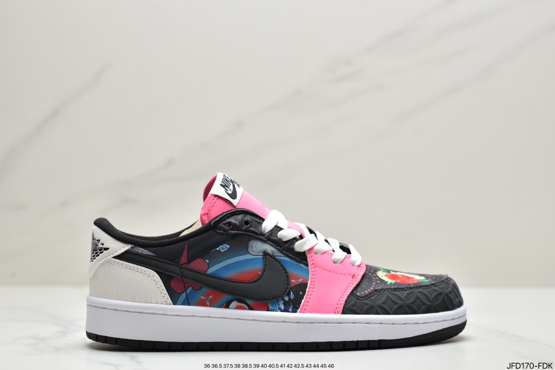 170 乔丹Air Jordan 1 Low AJ1 WH LV 乔1 低帮复古文化休闲运动篮球鞋553558-117