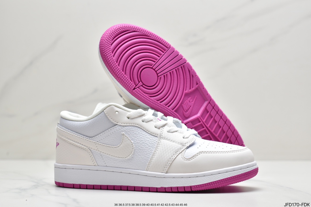 170 乔丹Air Jordan 1 Low AJ1 WH LV 乔1 低帮复古文化休闲运动篮球鞋553558-117