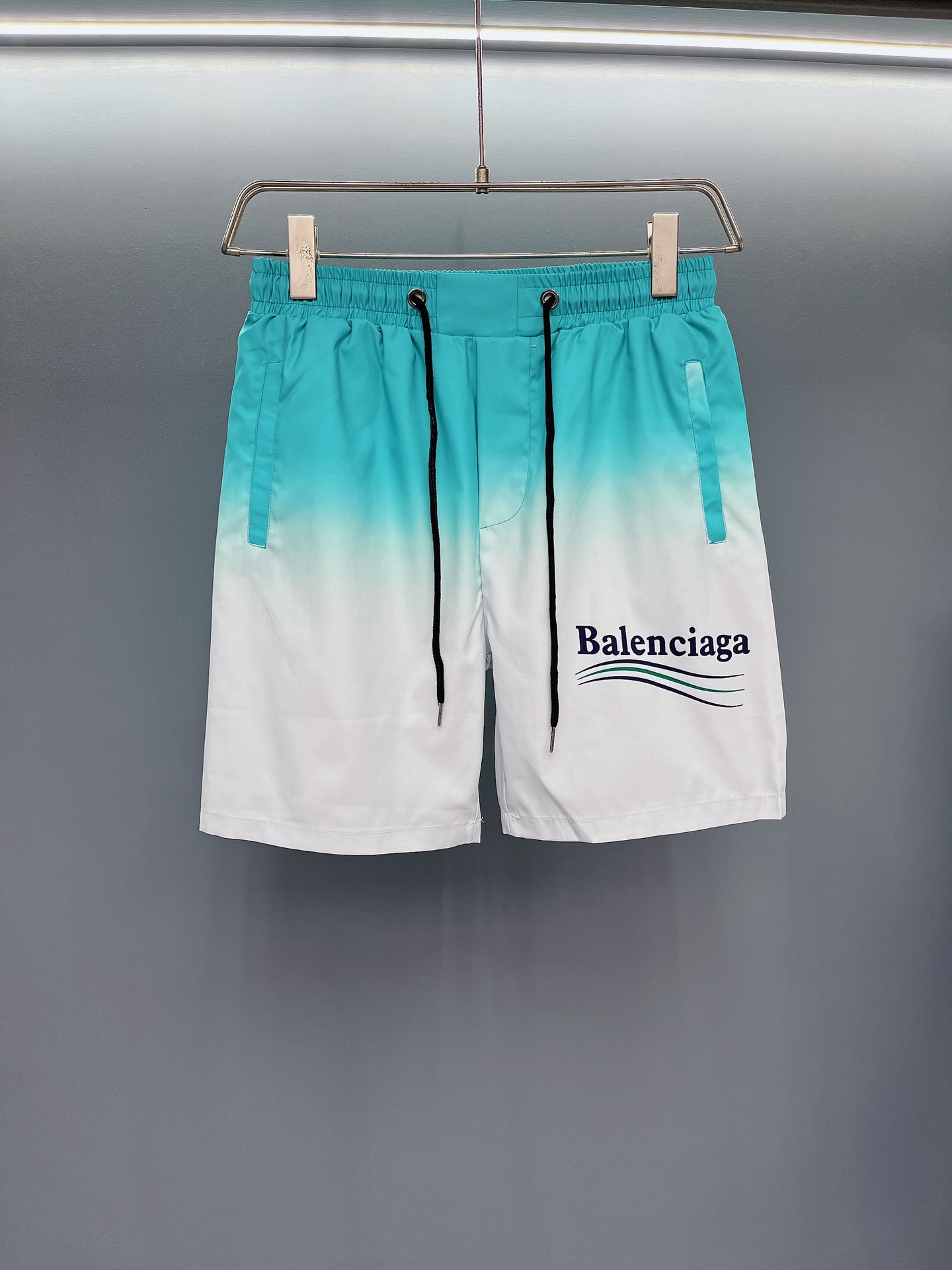 Balenciaga Kleding Korte Broek Afdrukken Mannen Zomercollectie Fashion Strand