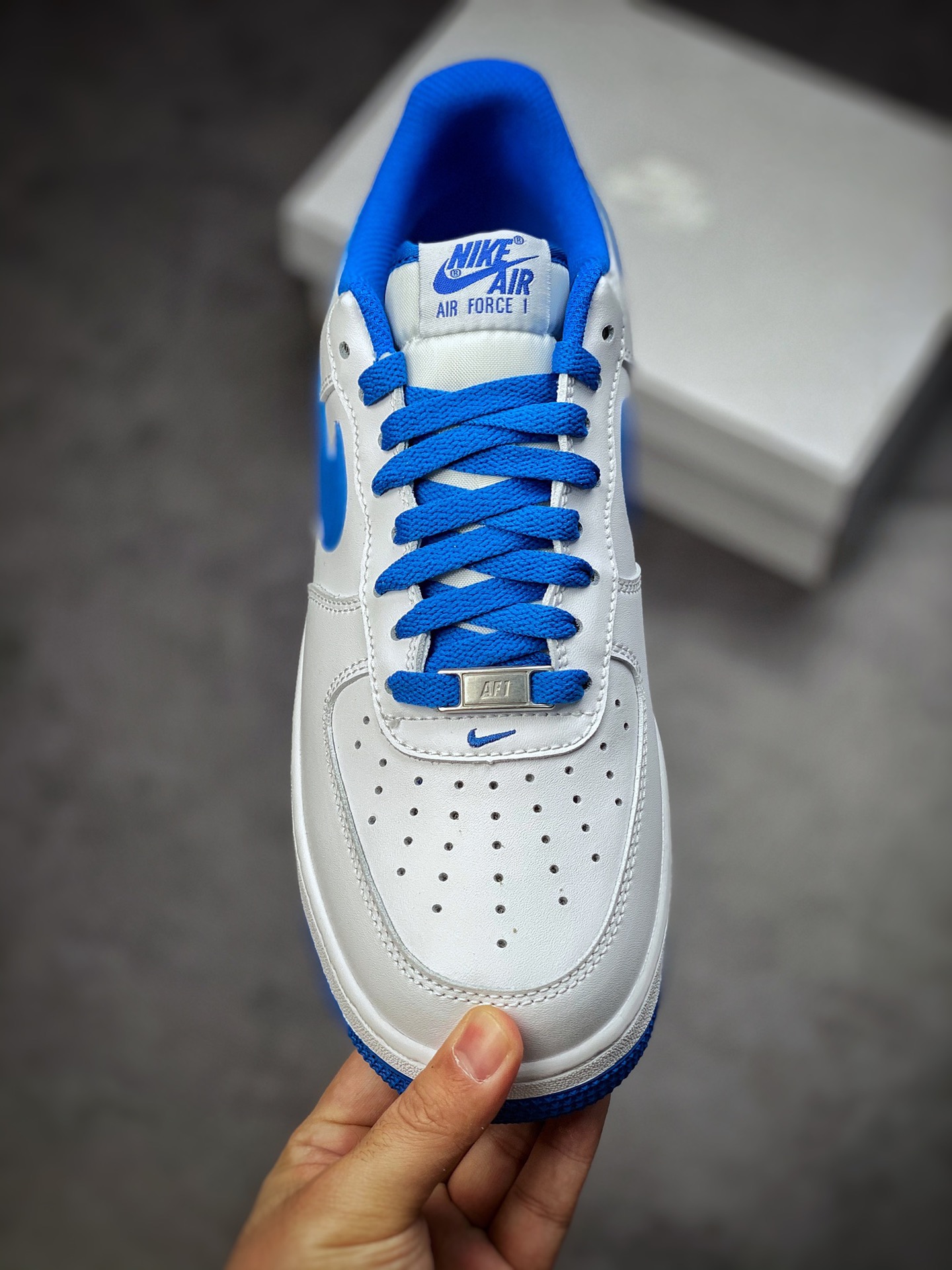 200 Nike Air Force 1 Low 07 白蓝 #原楦头原纸板 DH7561-104