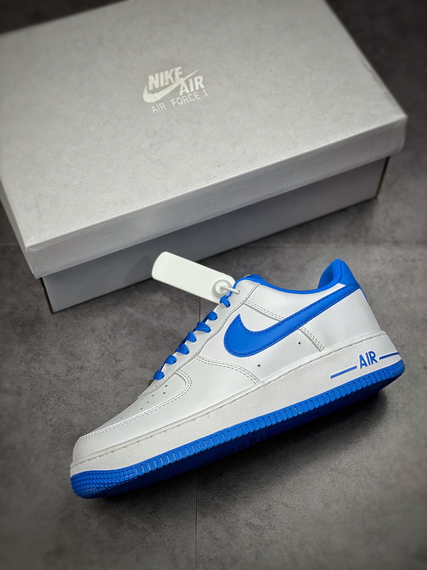 200 Nike Air Force 1 Low 07 白蓝 #原楦头原纸板 DH7561-104
