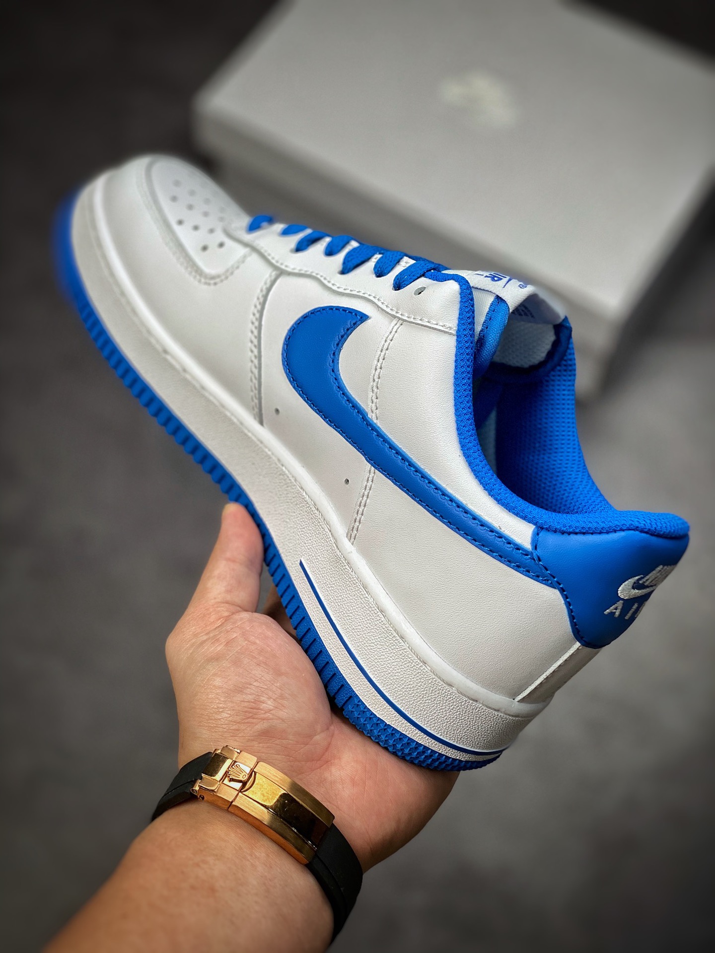 200 Nike Air Force 1 Low 07 白蓝 #原楦头原纸板 DH7561-104