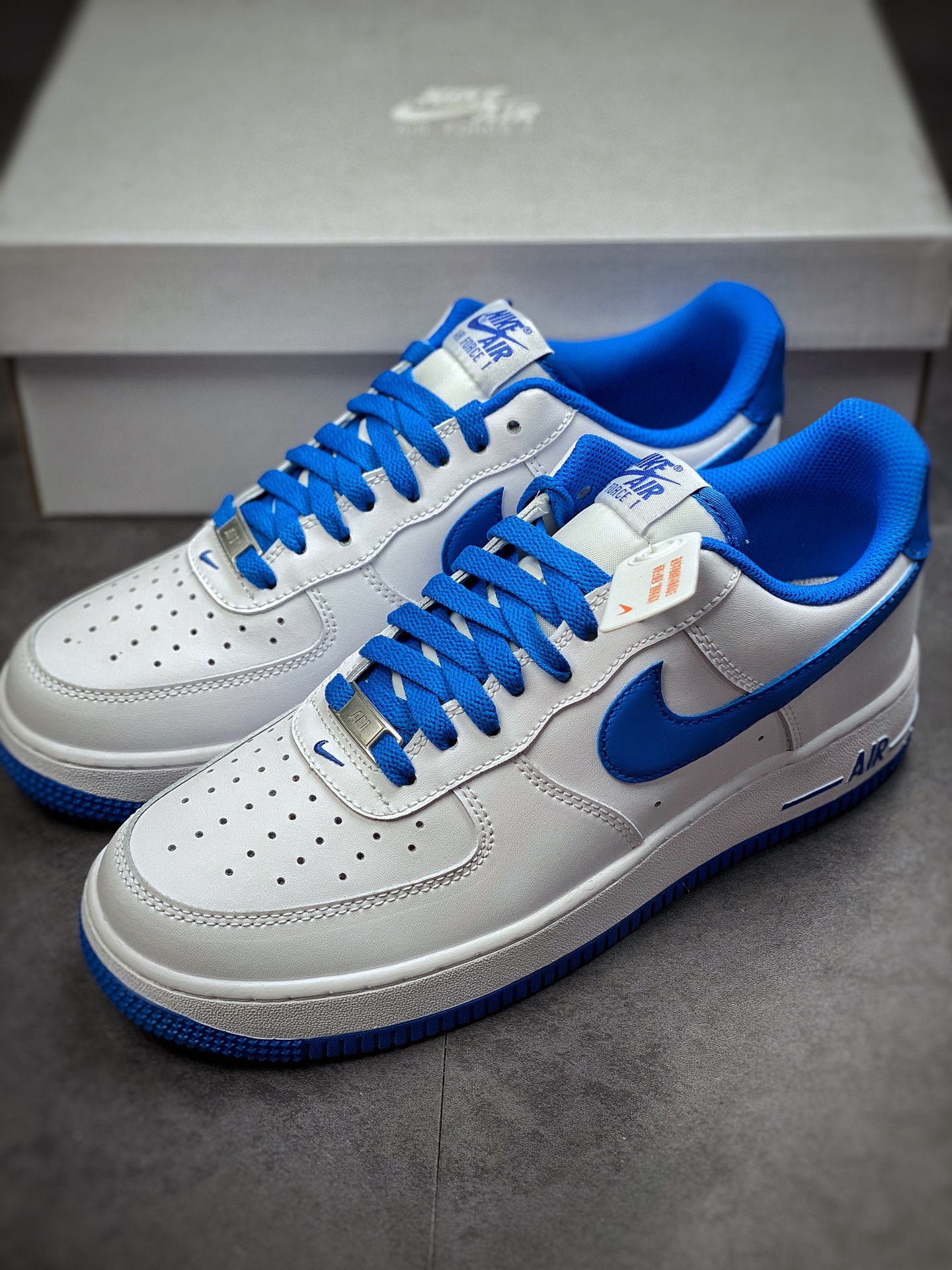 200 Nike Air Force 1 Low 07 白蓝 #原楦头原纸板 DH7561-104