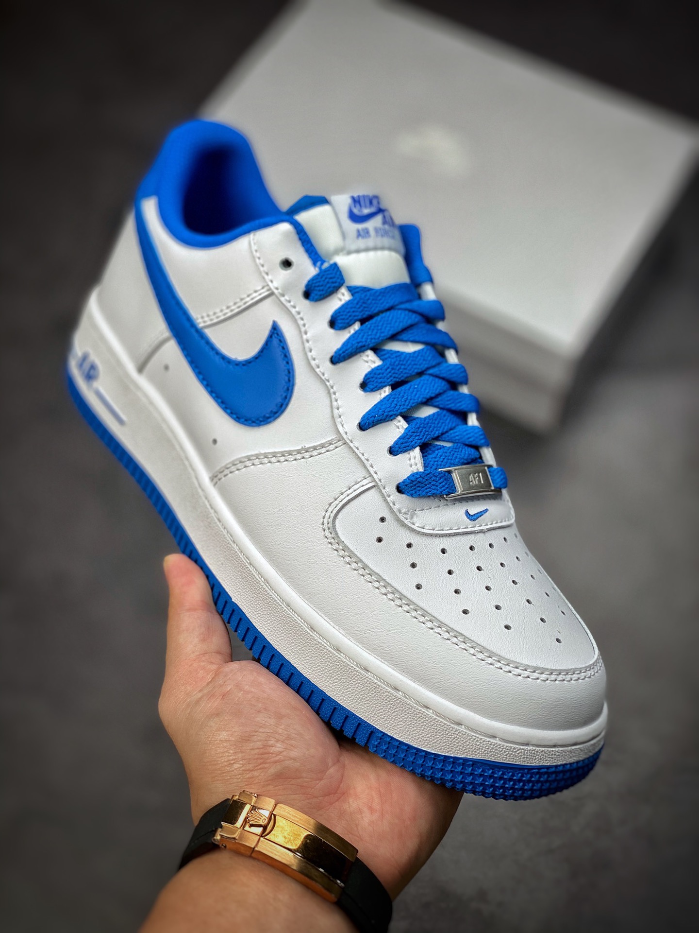 200 Nike Air Force 1 Low 07 白蓝 #原楦头原纸板 DH7561-104
