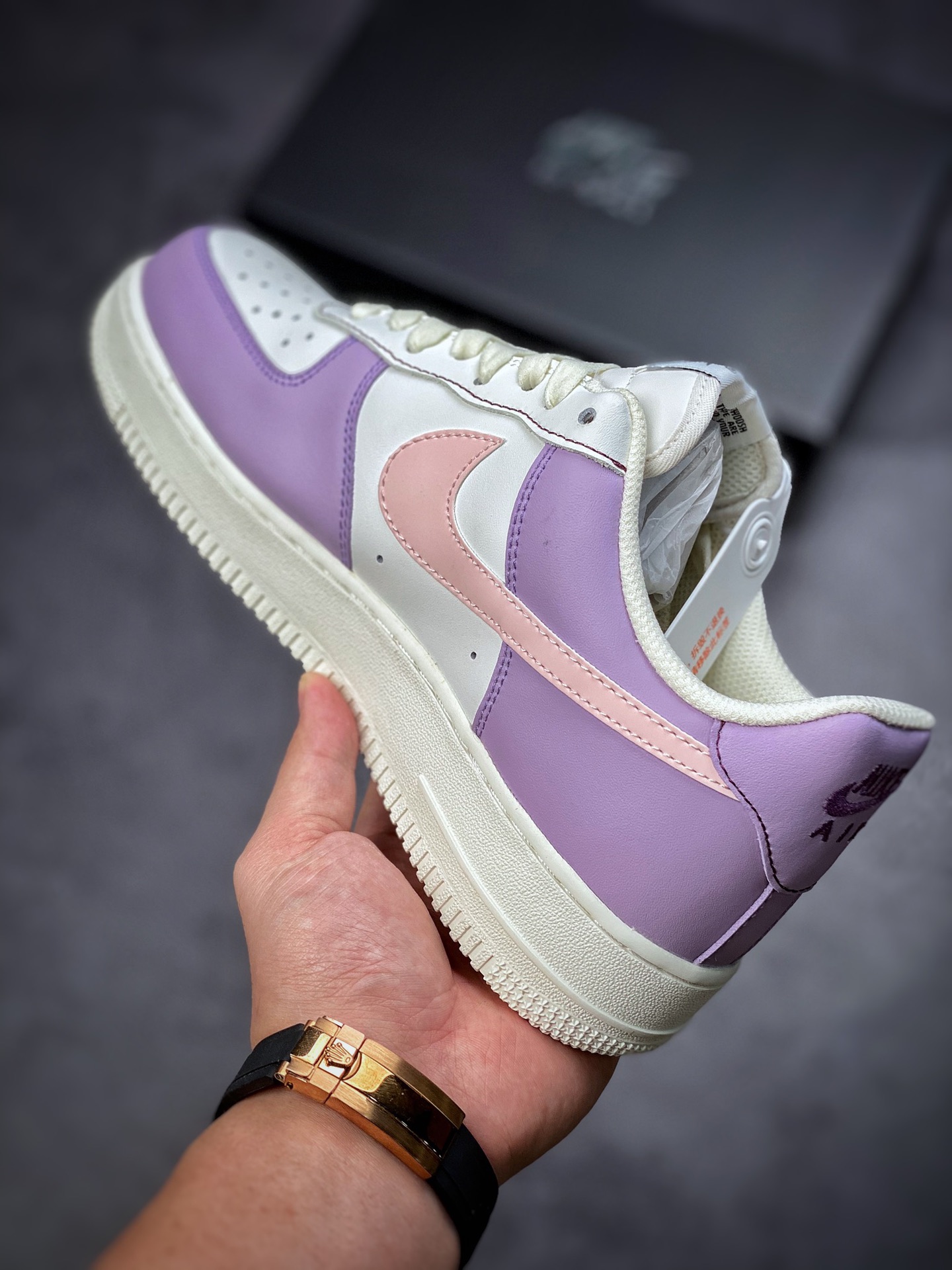 220 Nike Air Force 1 Low 07 粉紫 #原楦头原纸板 DQ6810-286