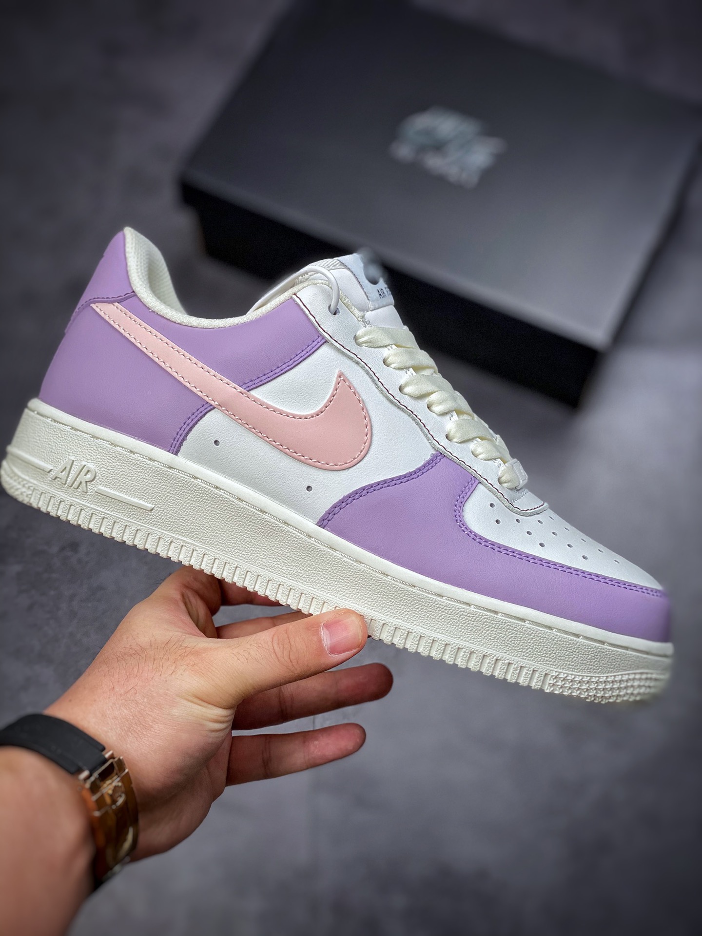 220 Nike Air Force 1 Low 07 粉紫 #原楦头原纸板 DQ6810-286