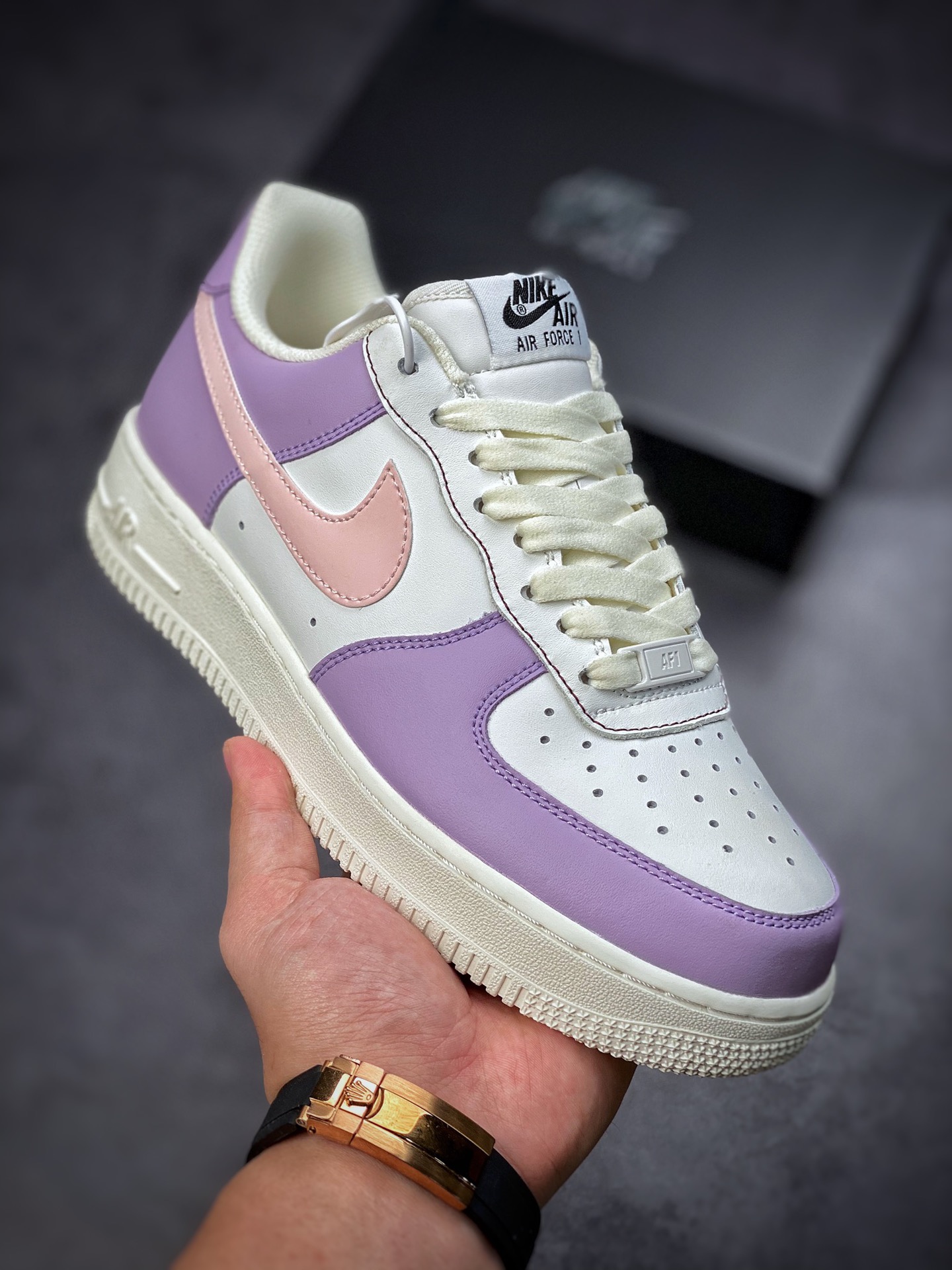220 Nike Air Force 1 Low 07 粉紫 #原楦头原纸板 DQ6810-286