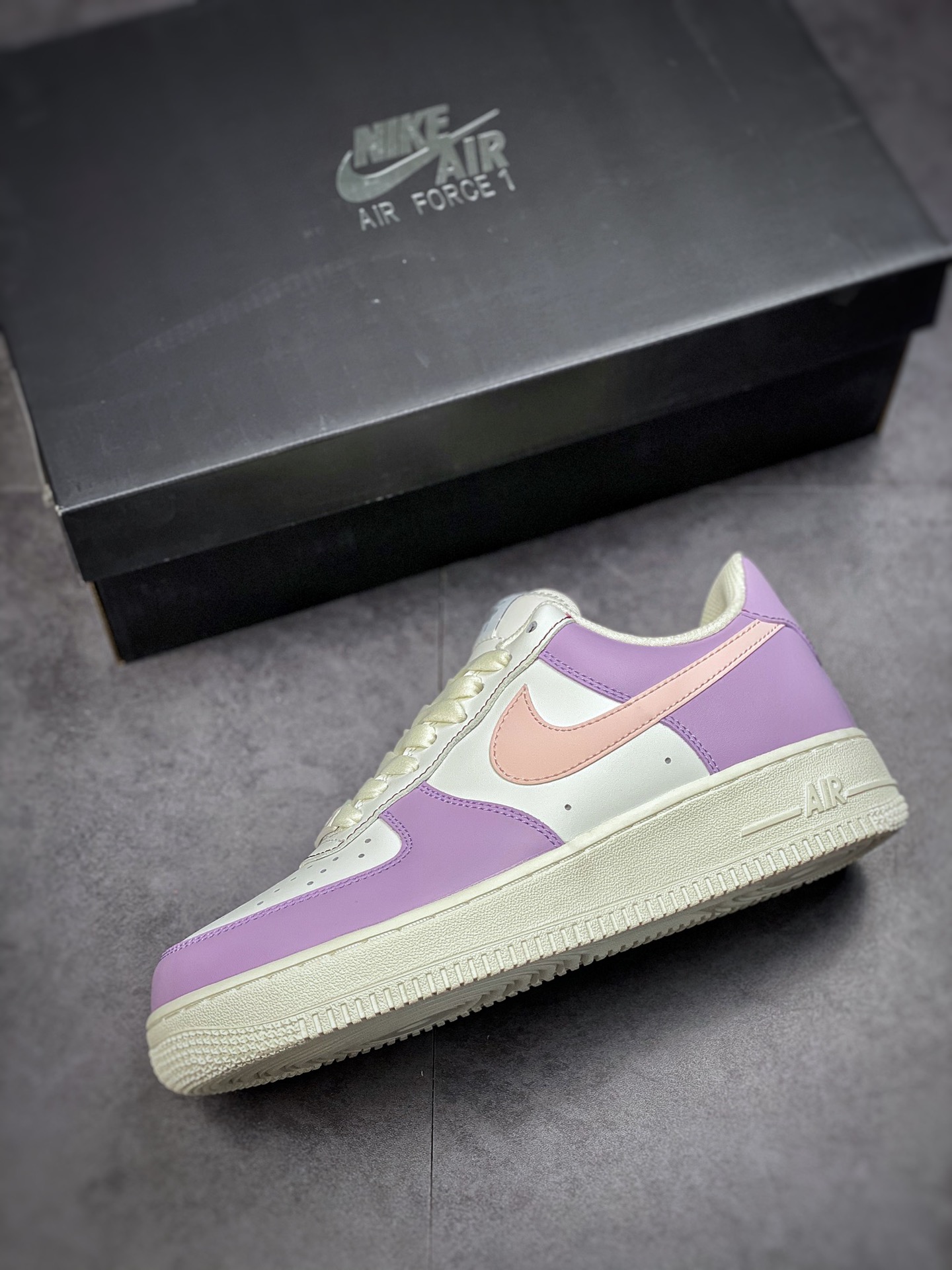 220 Nike Air Force 1 Low 07 粉紫 #原楦头原纸板 DQ6810-286